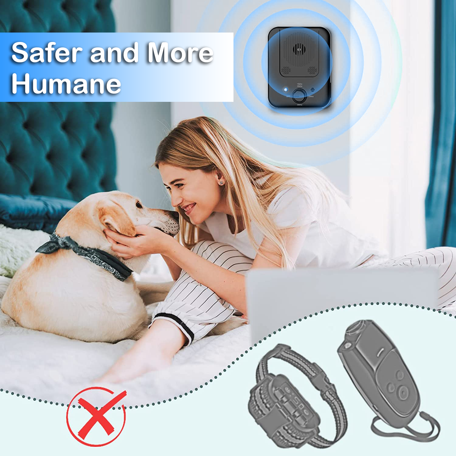 NoBarkBuddy™ - Ultrasonic Dog Barking Deterrent