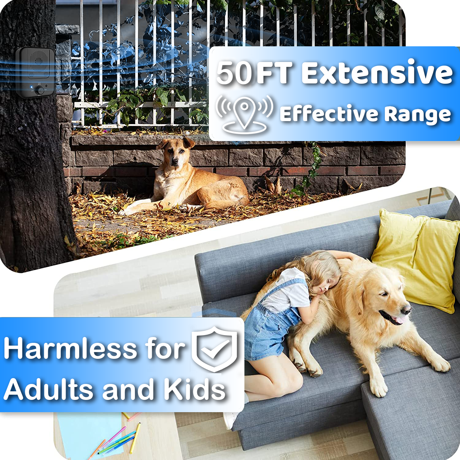NoBarkBuddy™ - Ultrasonic Dog Barking Deterrent
