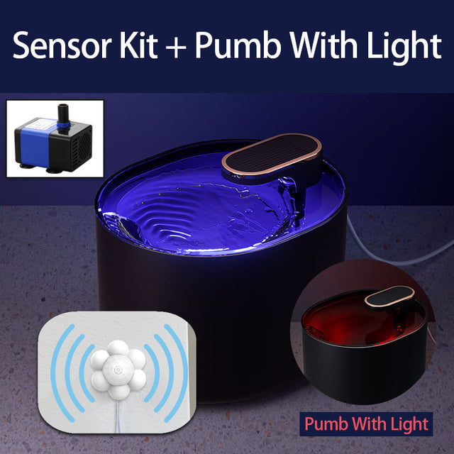 PetHydrate Pro | 3L Automatische Katten- & Hondenfontein met Bewegingssensor en Stil Design