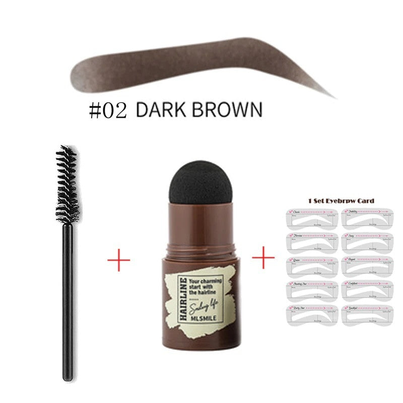 PerfectBrowz | One Step Eyebrow Stamp Kit - Flawless, Langdurige Wenkbrauwen in Seconden!