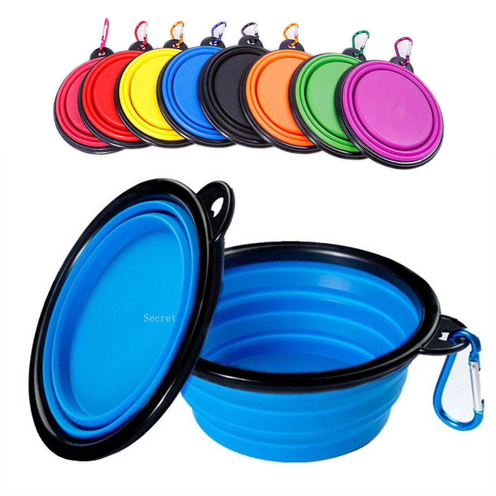 AquaPaws Buddy | Portable Silicone Pet Bowl - Perfect for On-the-Go Adventures!