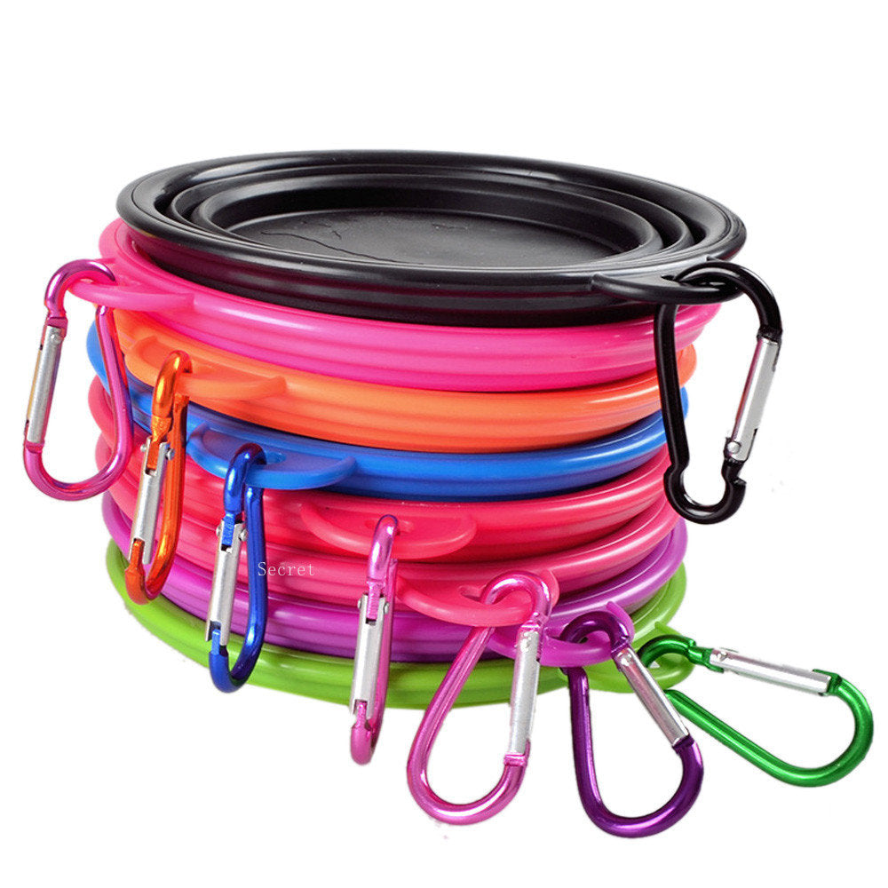 AquaPaws Buddy | Portable Silicone Pet Bowl - Perfect for On-the-Go Adventures!