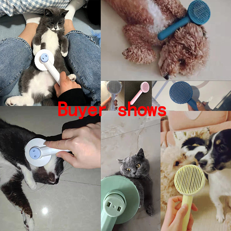 Kat Borstel Pet Grooming Borstel Voor Katten Verwijderen Haren Hond Haar Remover Huisdieren Ontharing Kam Puppy Kitten Grooming accessoires