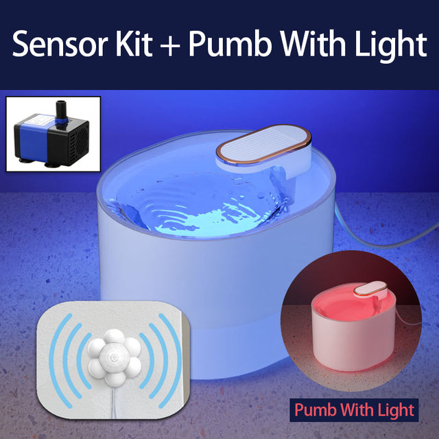 PetHydrate Pro | 3L Automatische Katten- & Hondenfontein met Bewegingssensor en Stil Design