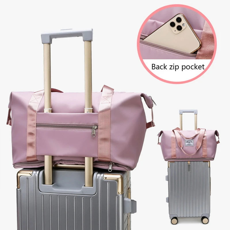 Maximale Reiscapaciteit - Ontdek de Dubbellaagse Multifunctionele Reistas voor Efficiënte Organisatie